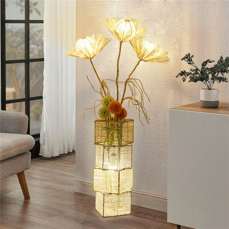 Unique tree outlet floor lamp